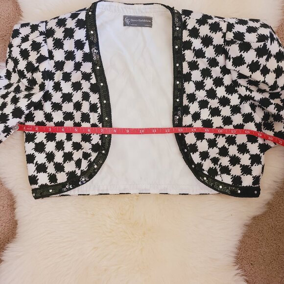 Rare 80's Short Sleeve Sequin/Rhinestone Bolero Jacket - Picture 8 of 8